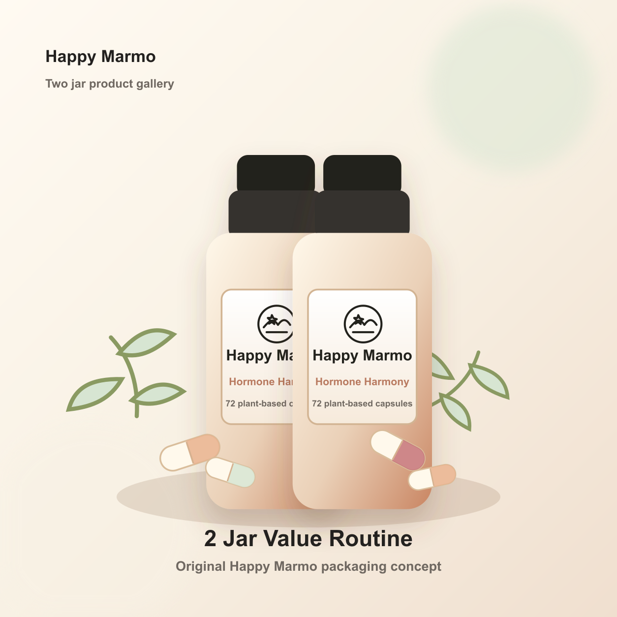 Happy Marmo Hormone Harmony two jar bundle image